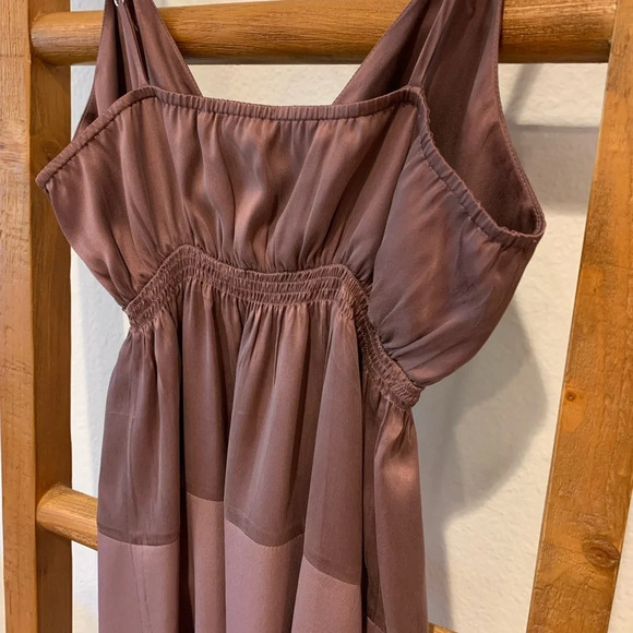 CYNTHIA VINCENT TWELFTH ST NEW Colorblock Matte Silk Slip Dress - Picture 7 of 8